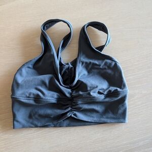 Alo Yoga Wild Things Bra. medium. anthracite